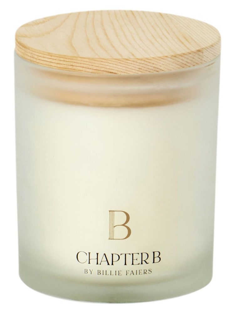 Chapter B Clear Frosted Glass Candle With Lid - Image 5 of 5