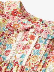 Multi Bright floral Woven Collared Prom Dress (0mths-2yrs) - Image 6 of 7