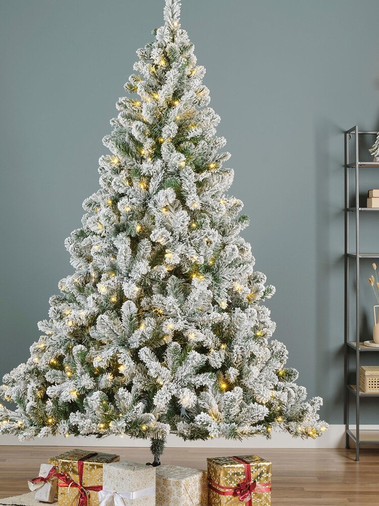 Everlands Green Pre-Lit LED 6ft Imperial Snowy Christmas Tree - Image 1 of 4