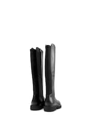 Camper Women Knee Cowboy Black Boots - Image 3 of 5