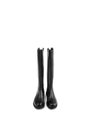 Camper Women Knee Cowboy Black Boots - Image 4 of 5