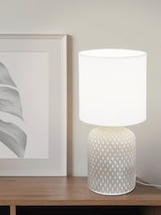 Eglo Grey/White Bellariva Table Lamp - Image 1 of 5