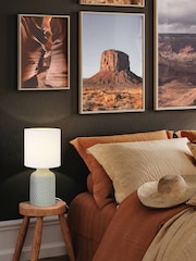 Eglo Grey/White Bellariva Table Lamp - Image 2 of 5