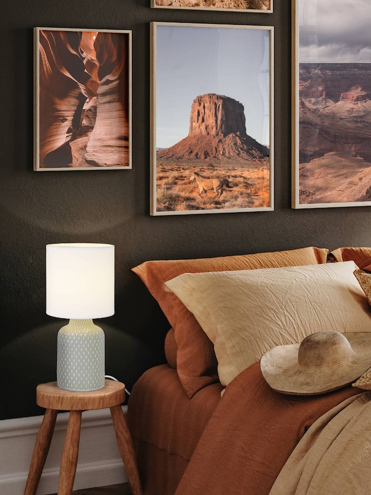 Eglo Grey/White Bellariva Table Lamp - Image 2 of 5