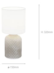 Eglo Grey/White Bellariva Table Lamp - Image 5 of 5