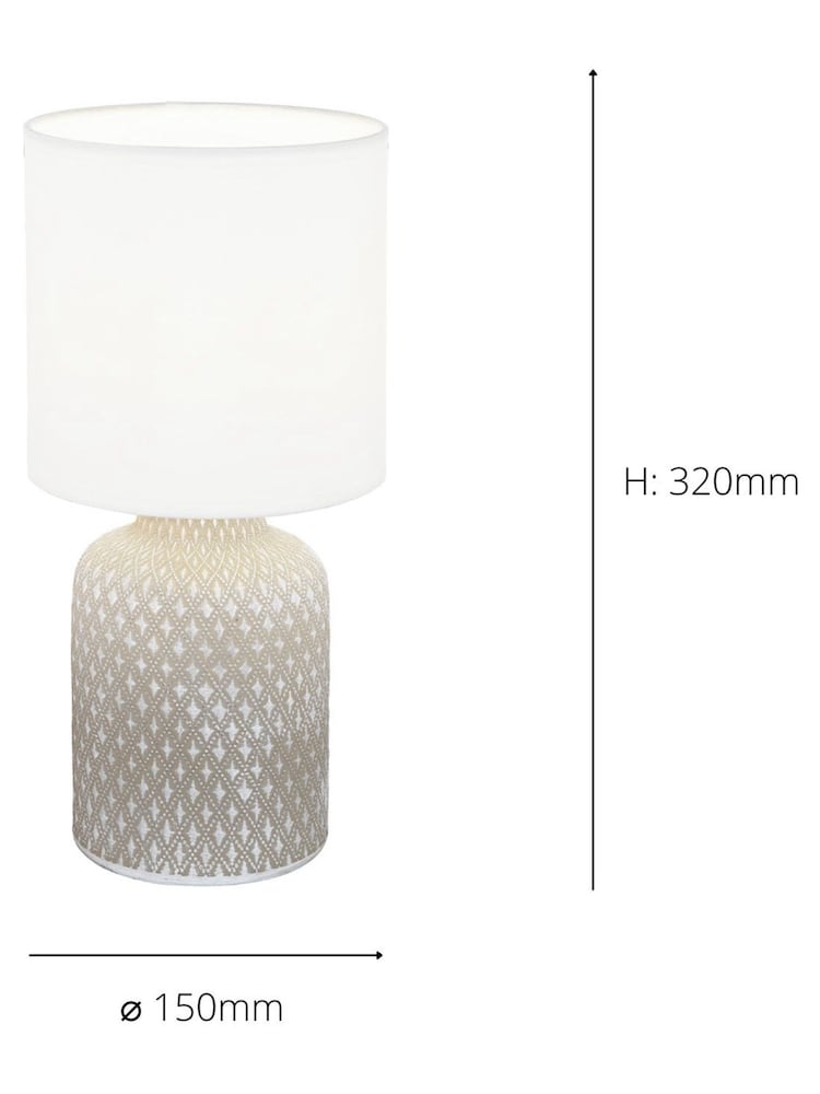Eglo Grey/White Bellariva Table Lamp - Image 5 of 5
