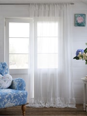 Shabby Chic by Rachel Ashwell® White Sheer Panel Ruffle Voile - Image 1 of 4