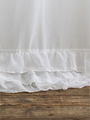 Shabby Chic by Rachel Ashwell® White Sheer Panel Ruffle Voile - Image 2 of 4