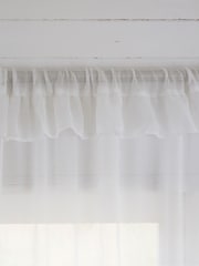 Shabby Chic by Rachel Ashwell® White Sheer Panel Ruffle Voile - Image 3 of 4