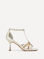Linzi Gold Lilah Closed Back Stiletto Heeled Sandals - Image 2 of 4