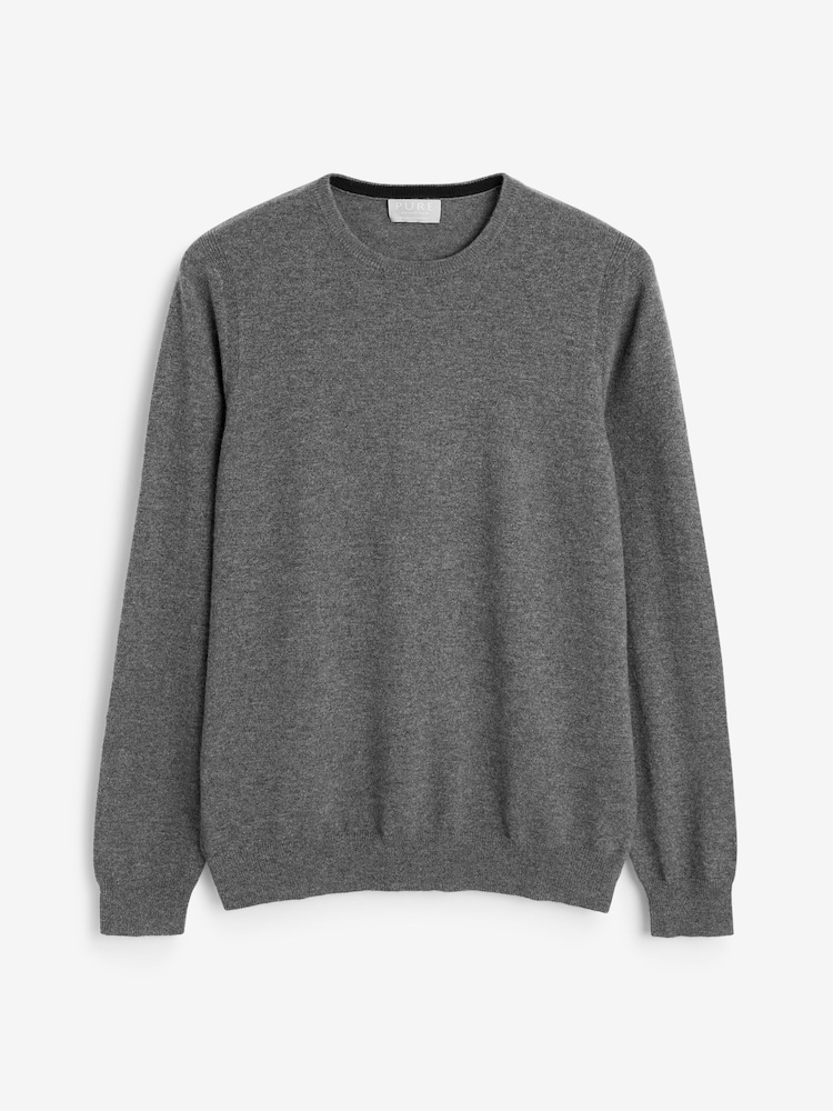 Pure Collection Cashmere Crew Sweater - Image 4 of 4