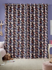 Cath Kidston Navy Blue Kids Unicorn Made To Measure 100% Cotton Curtains - Image 2 of 9