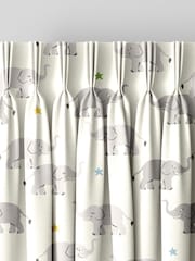 Cath Kidston Cream Kids Elephants Made To Measure 100% Cotton Curtains - Image 5 of 9