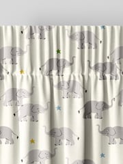 Cath Kidston Cream Kids Elephants Made To Measure 100% Cotton Curtains - Image 6 of 9