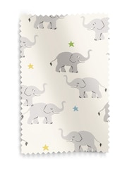 Cath Kidston Cream Kids Elephants Made To Measure 100% Cotton Curtains - Image 9 of 9