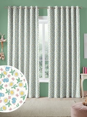 Cath Kidston Cream Kids Petal Flower Ditsy Made To Measure 100% Cotton Curtains - Image 1 of 9