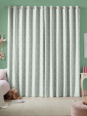 Cath Kidston Cream Kids Petal Flower Ditsy Made To Measure 100% Cotton Curtains - Image 2 of 9