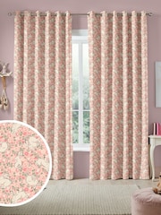 Cath Kidston Blush Kids Jumping Bunnies Made To Measure 100% Cotton Curtains - Image 1 of 9