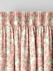 Cath Kidston Blush Kids Jumping Bunnies Made To Measure 100% Cotton Curtains - Image 3 of 9