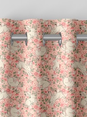 Cath Kidston Blush Kids Jumping Bunnies Made To Measure 100% Cotton Curtains - Image 5 of 9