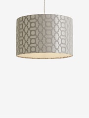 Silver Geo Easy Fit  Lamp Shade - Image 3 of 3