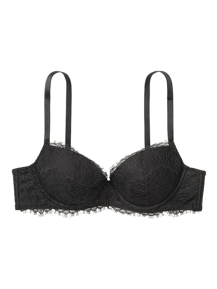 أسود - حمالة صدر دانتيل بتبطين خفيف من Victoria's Secret - صورة 3 من 3 أسود - حمالة صدر دانتيل بتبطين خفيف من Victoria's Secret - صورة 3 من 3