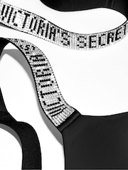 Victoria's Secret Black Shine Strap Plunge Push Up Bra - Image 3 of 4