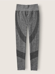 Victoria's Secret PINK Pure Black Marl Seamless Breathable Leggings - Image 3 of 4