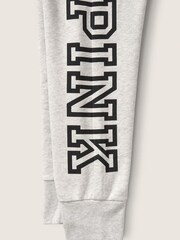 Victoria's Secret PINK Heather Stone Grey Fleece Lounge Jogger - Image 5 of 5