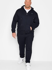 BadRhino Big & Tall Navy Essential Zip Through Hoodie - Image 2 of 4