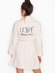 Victoria's Secret Pink Stripe Cosy Short Robe - Image 2 of 3