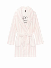 Victoria's Secret Pink Stripe Cosy Short Robe - Image 3 of 3