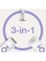 Braun Silk-epil 5825 Power, Epilator for Beginners for Gentle Hair Removal, with Smart Light - Image 5 of 5