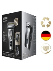 Braun Series 9 Pro 9477cc Electric Shaver for Men, 4+1 Head with ProLift Trimmer, PowerCase, 5-in-1 SmartCare Center - Image 3 of 4