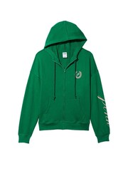 Victoria's Secret PINK Garnet Green Fleece Oversized Hoodie - Image 4 of 4