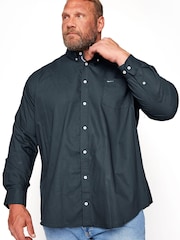 BadRhino Big & Tall Navy Essential Long Sleeve Oxford Shirt - Image 1 of 1