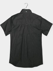 BadRhino Big & Tall Black Essential Short Sleeve Oxford Shirt - Image 1 of 2