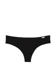 Victoria's Secret PINK Pure Black Thong Seamless Knickers - Image 3 of 3