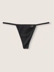 Victoria's Secret PINK Pure Black G String Cotton Knickers - Image 3 of 4