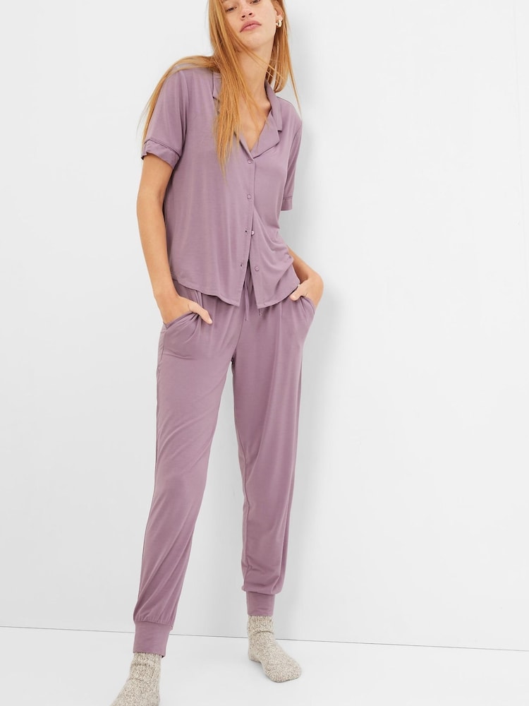 Gap Purple Cosy Pyjama Bottoms - Image 1 of 1