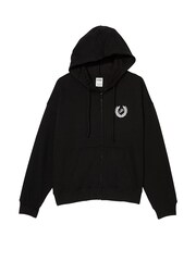 Victoria's Secret PINK Pure Black Fleece Oversized Hoodie - Image 4 of 4