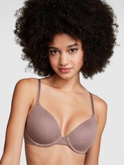 Victoria's Secret PINK Brown Iced Coffee Lightly Lined Cotton Bra - Image 1 of 3