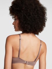 Victoria's Secret PINK Brown Iced Coffee Lightly Lined Cotton Bra - Image 2 of 3