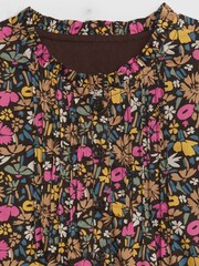 Gap Brown Floral Long Sleeve Round Neck Dress - Image 3 of 3