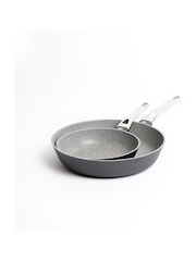 Masterclass Set of 2 Grey Induction-Safe & Non-Stick Frying Pan Set - Image 3 of 3