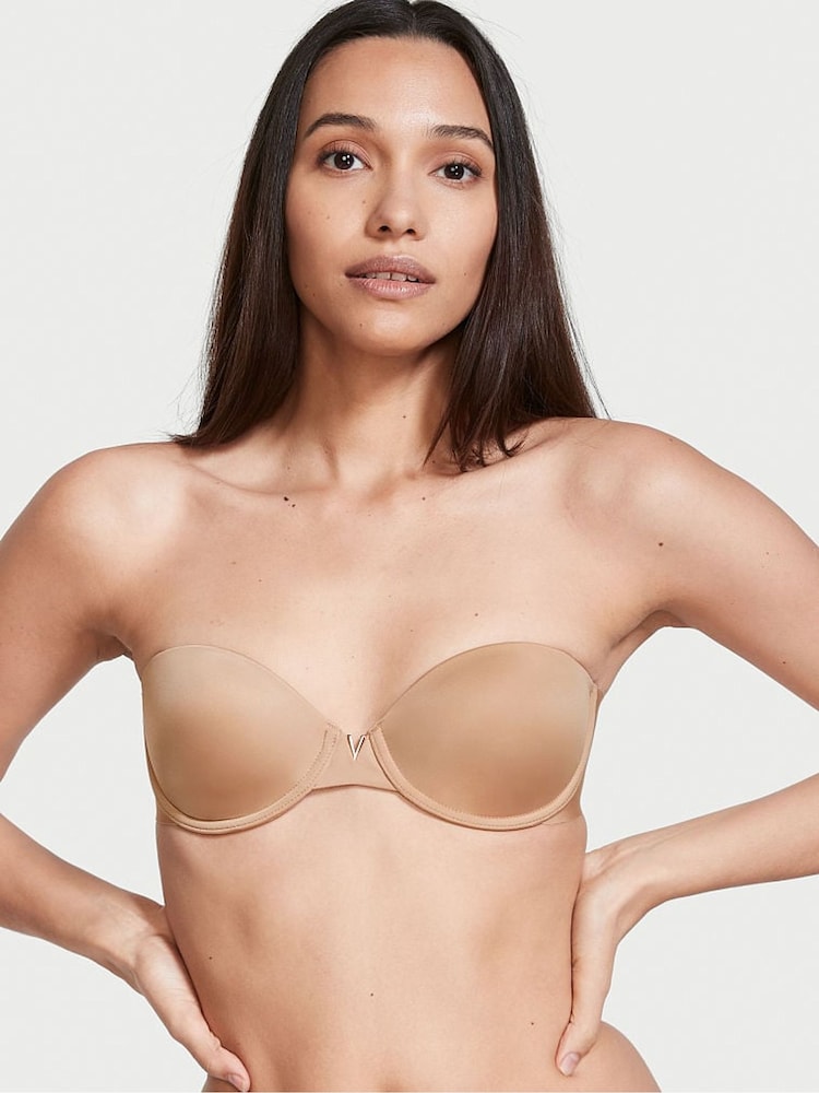 Sweet Nougat huidskleur - Victoria's Secret lichtgevoerde strapless beha - Image 1 of 4