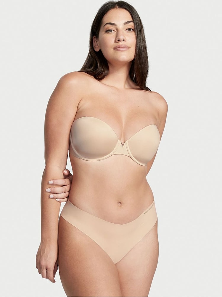 Champagne-nude - Victoria's Secret lichtgevoerde strapless beha - Image 1 of 4