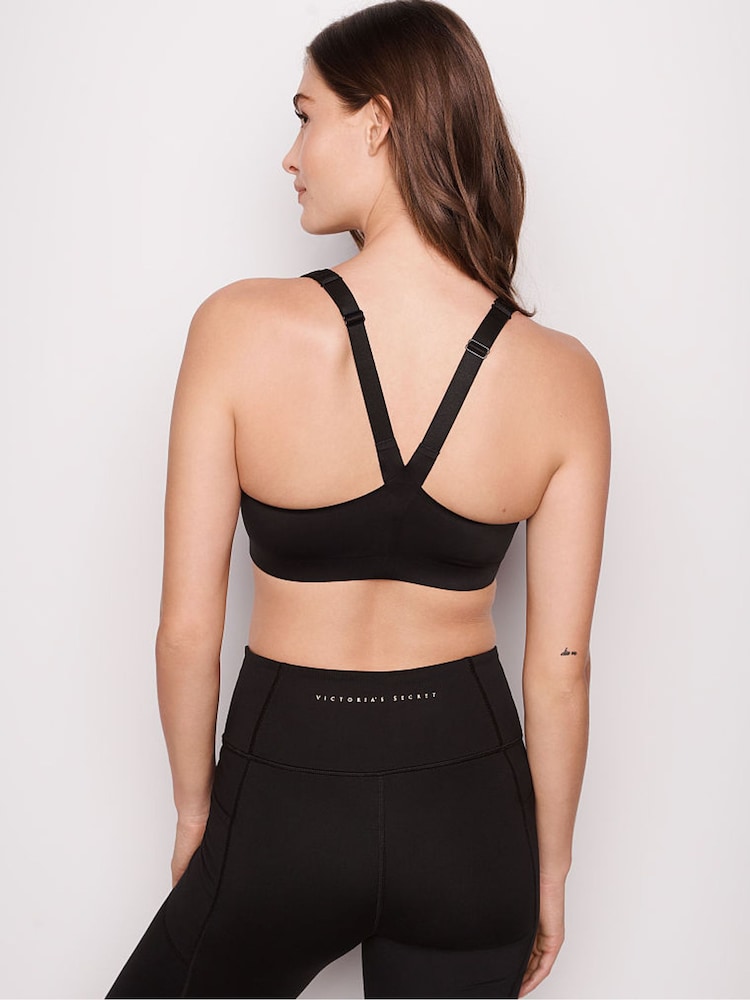 Victoria's Secret Black Smooth Front Fastening Wired High Impact Sports Bra - Image 2 of 4