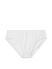 Victoria's Secret White Stretch Cotton High-Leg Brief Panty - Image 3 of 3