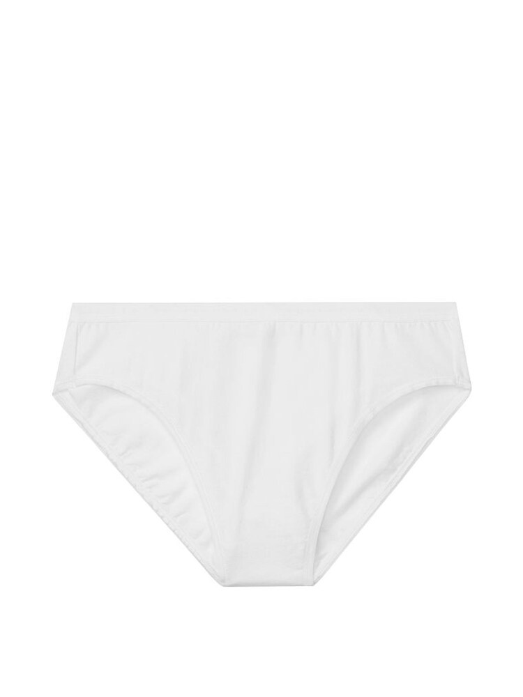 Victoria's Secret White Stretch Cotton High-Leg Brief Panty - Image 3 of 3